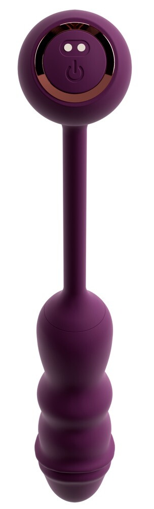 Vibrator-æg med stødfunktion