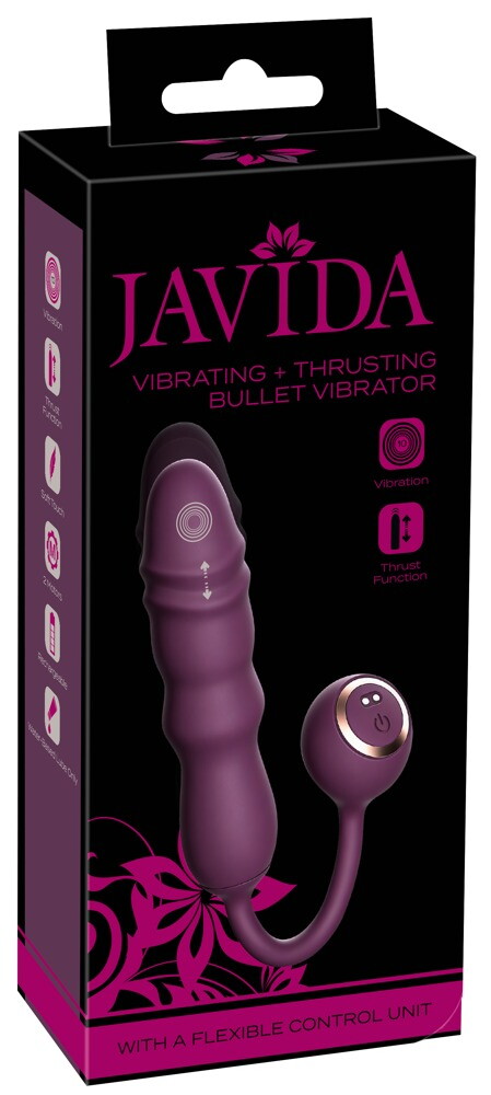 Vibrator-æg med stødfunktion