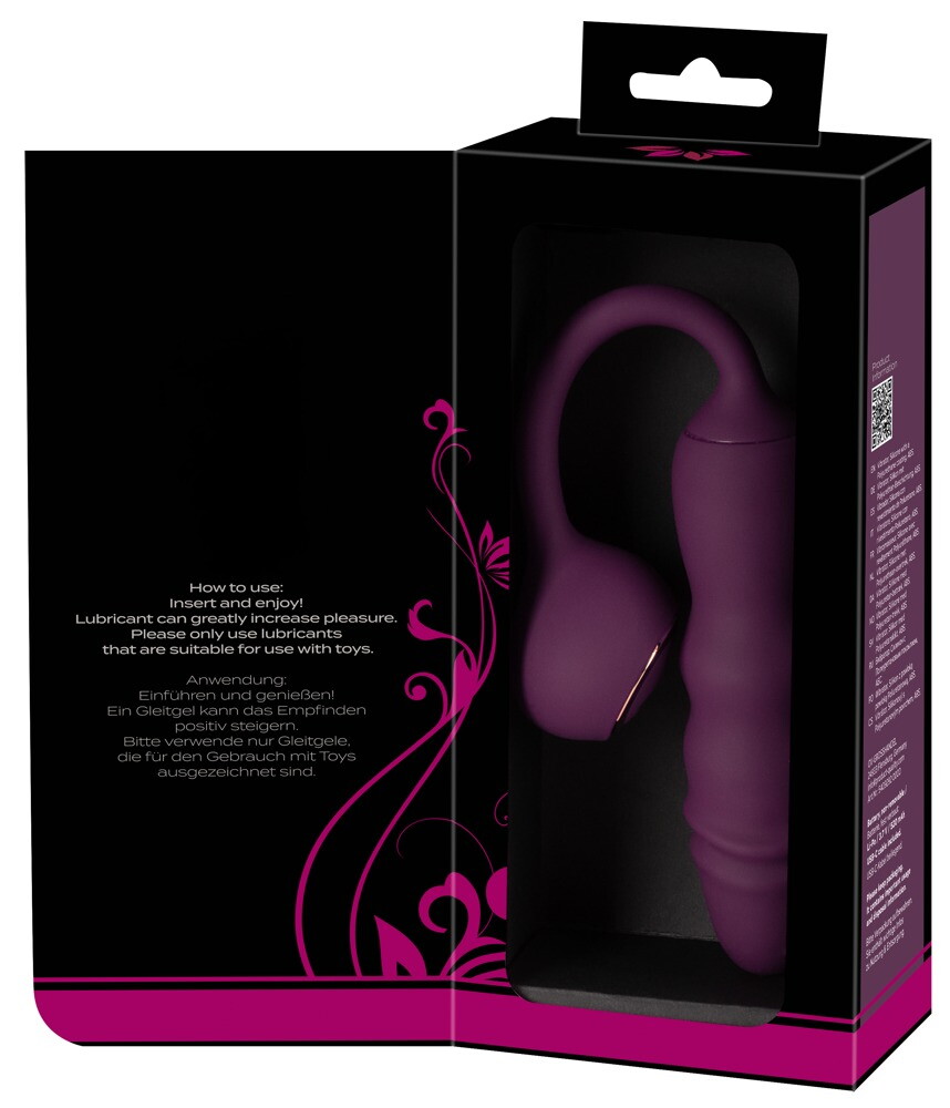 Vibrator-æg med stødfunktion