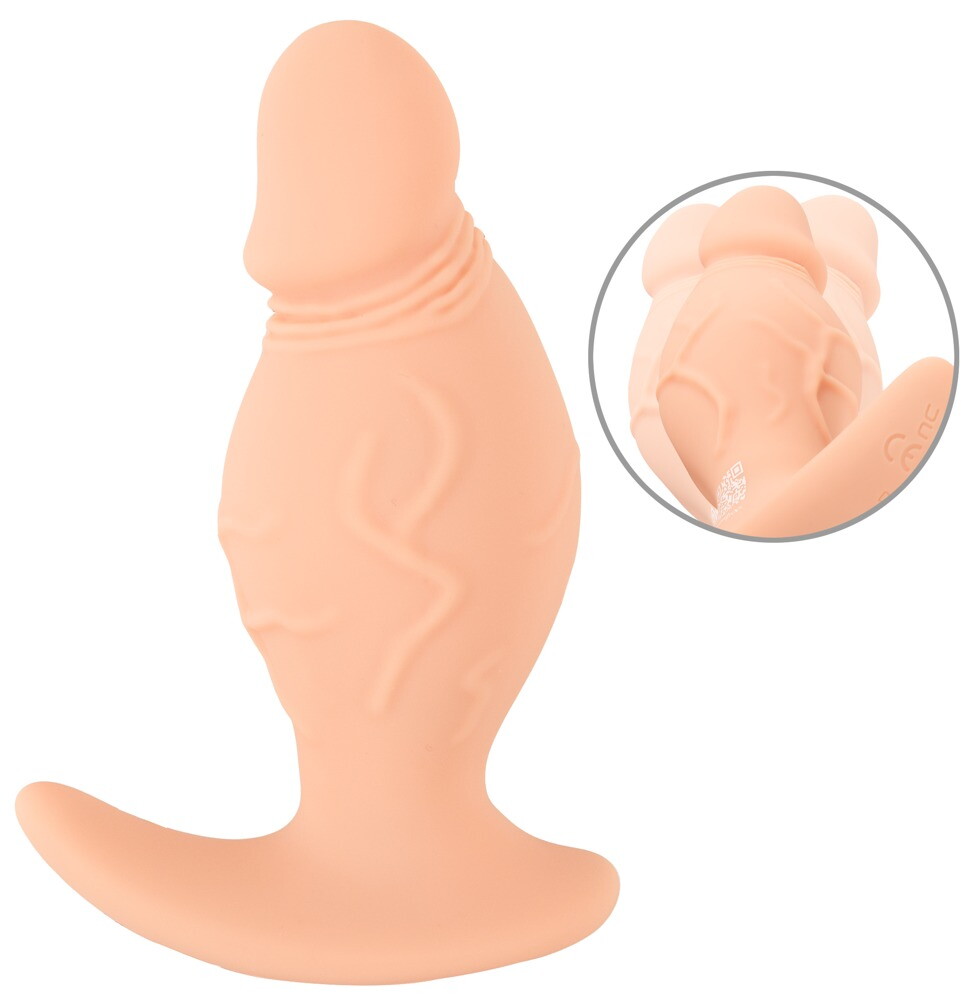 Vibrerende analplug "RealPlug“ med rotation