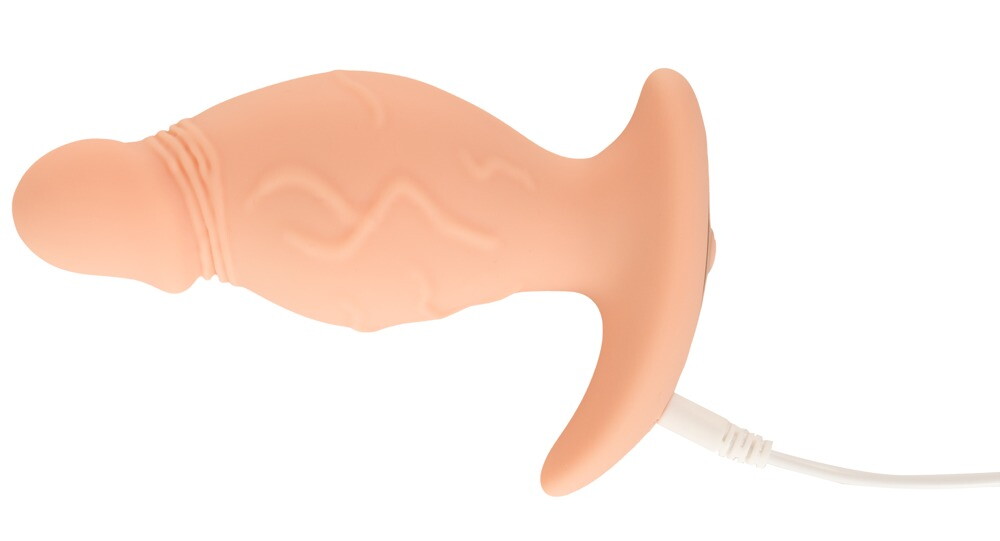Vibrerende analplug "RealPlug“ med rotation