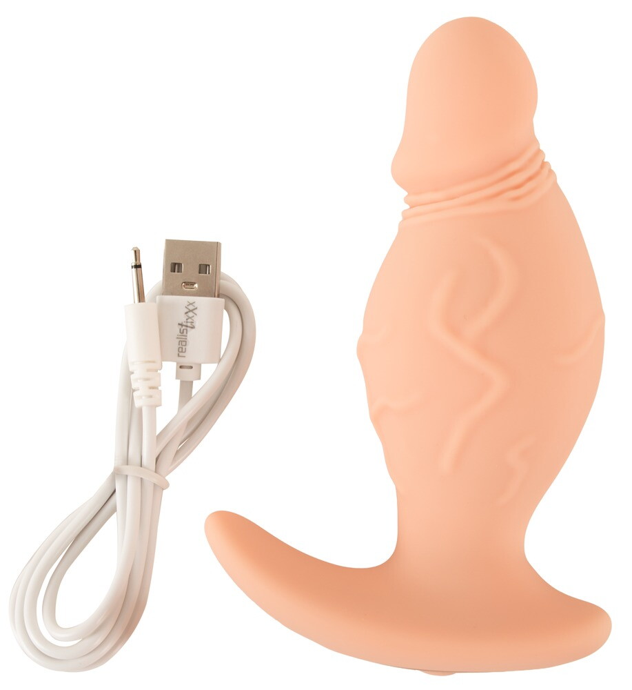 Vibrerende analplug "RealPlug“ med rotation