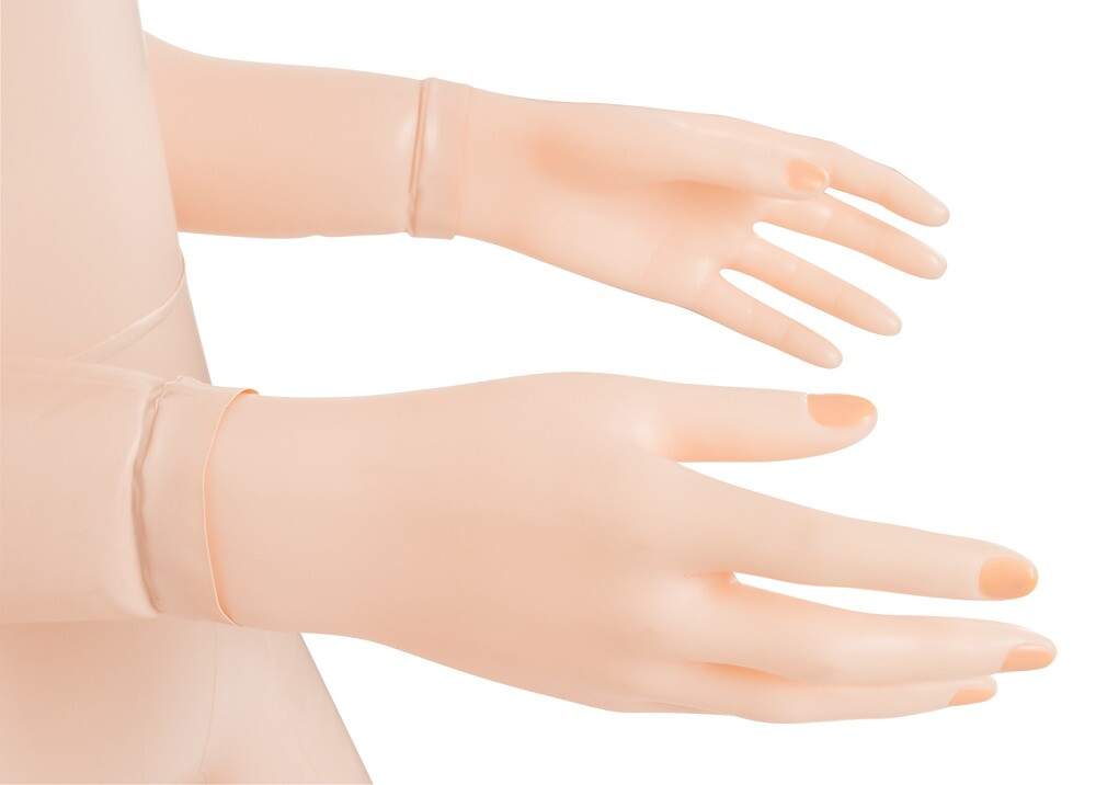 Sexdukke „Lilly“ inklusive vibrator og fodpumpe