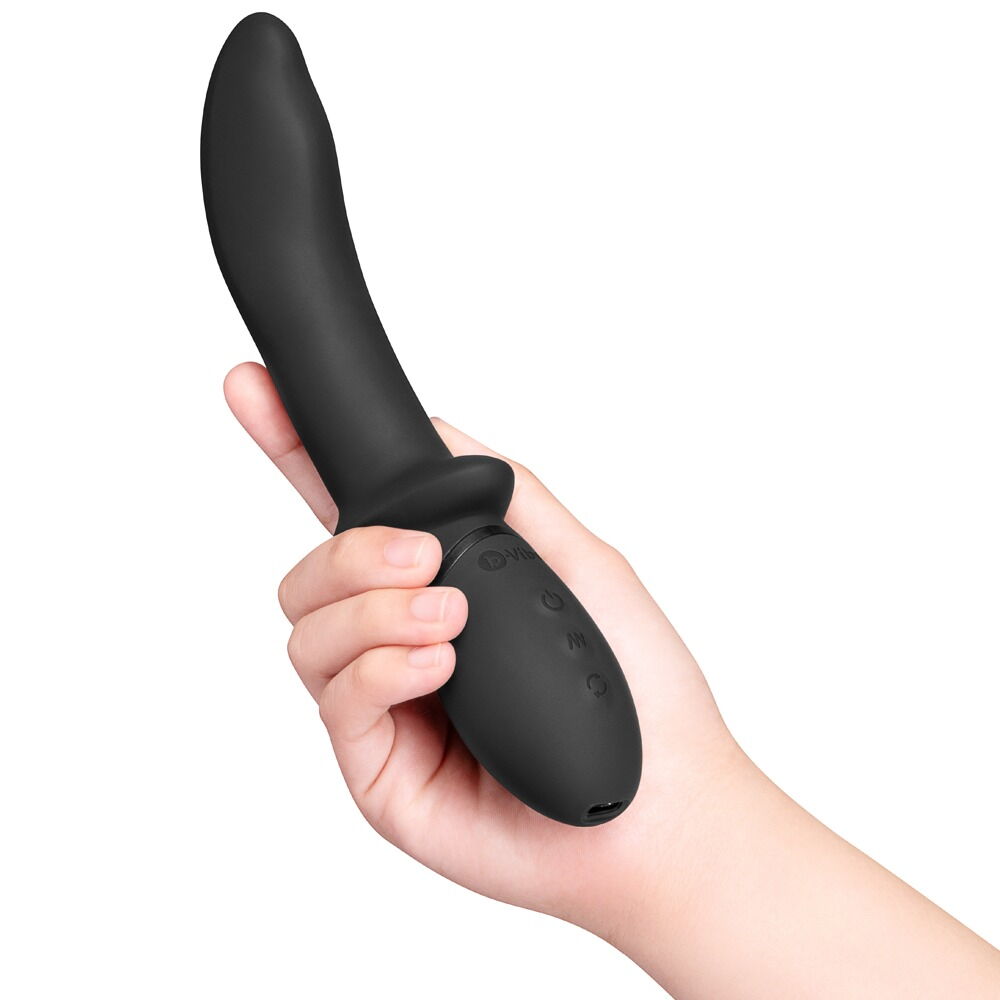 Analvibrator "Rimming P-Spot“ med roterende massageperler