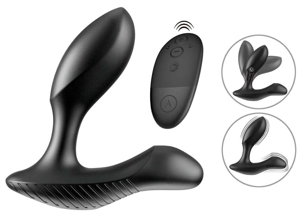 Analvibrator "Perk" med fjernbetjening