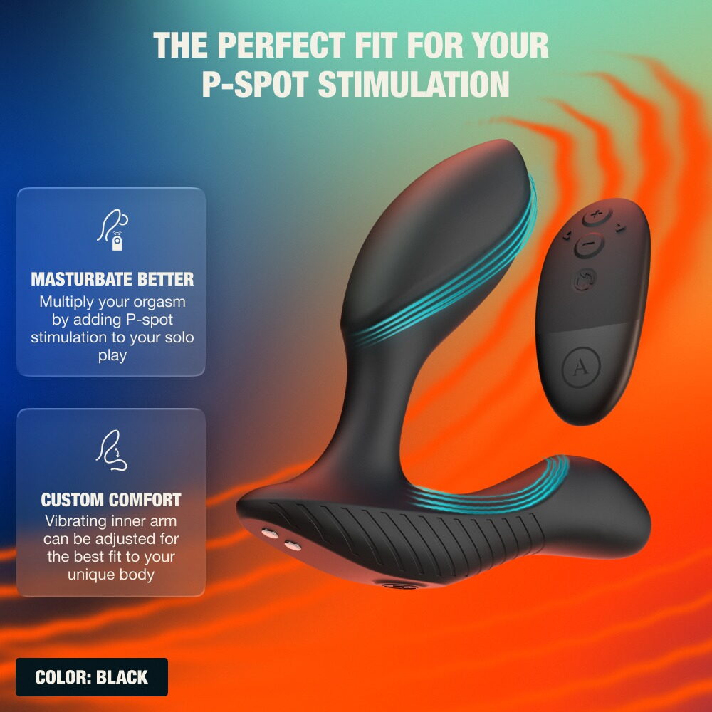 Analvibrator "Perk" med fjernbetjening