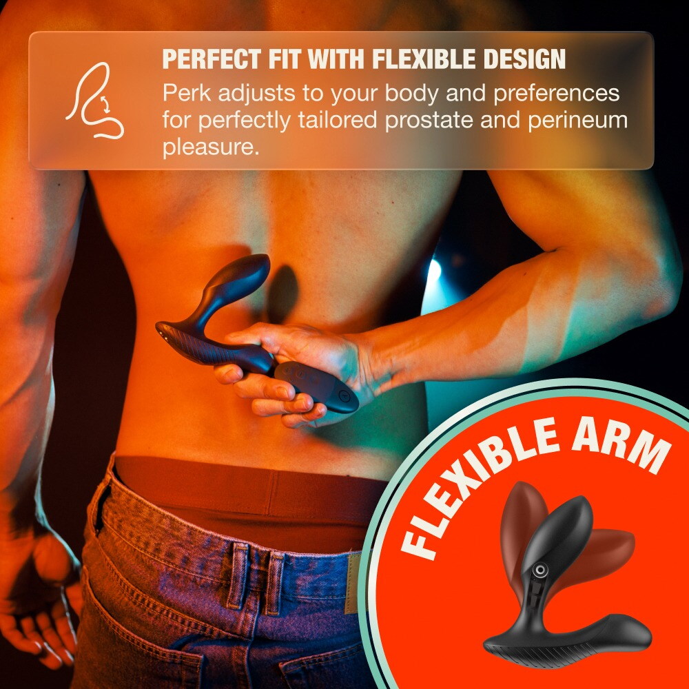 Analvibrator "Perk" med fjernbetjening