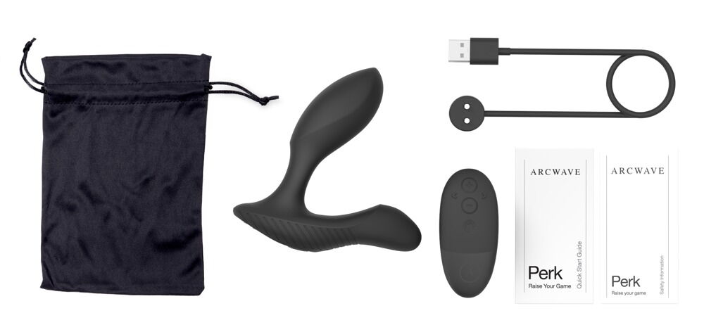 Analvibrator "Perk" med fjernbetjening