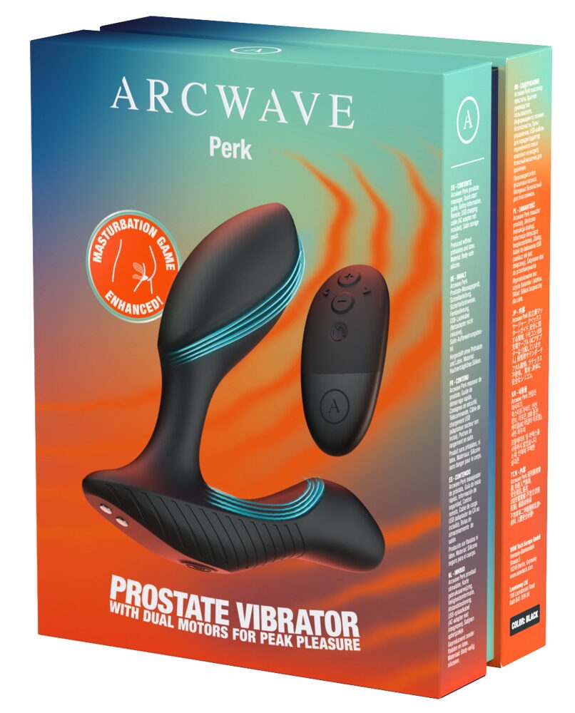 Analvibrator "Perk" med fjernbetjening