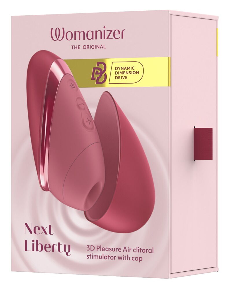 Pulsator "Womanizer Next Liberty" i rejseformat med magnetlåg