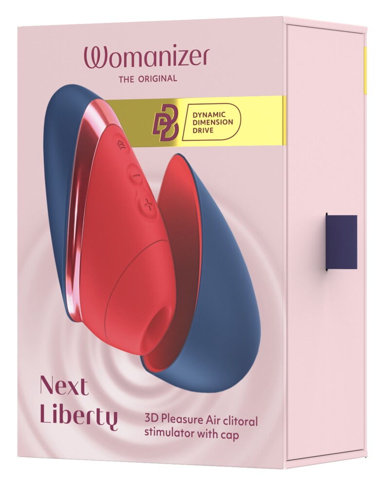 Pulsator "Womanizer Next Liberty" i rejseformat med magnetlåg