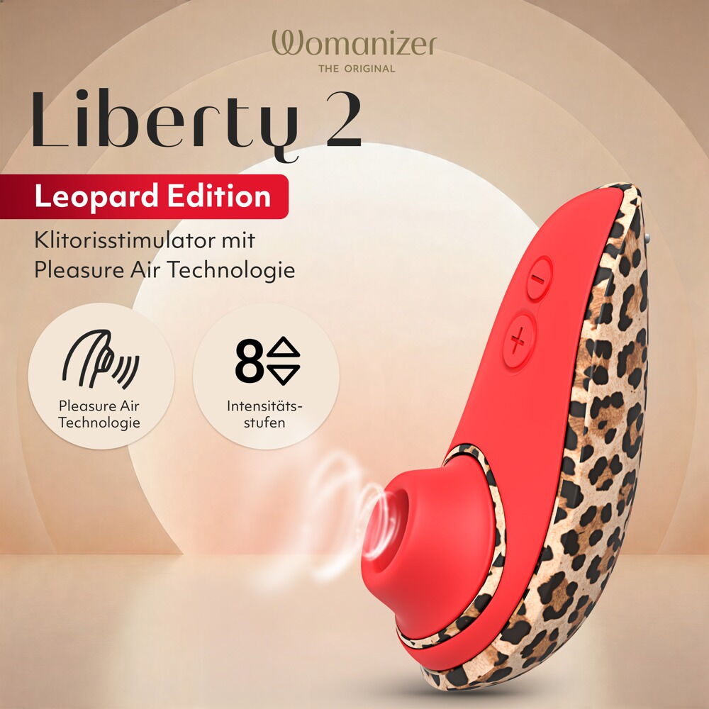 Pulsator "Womanizer Liberty 2" med 8 intensitetsniveauer