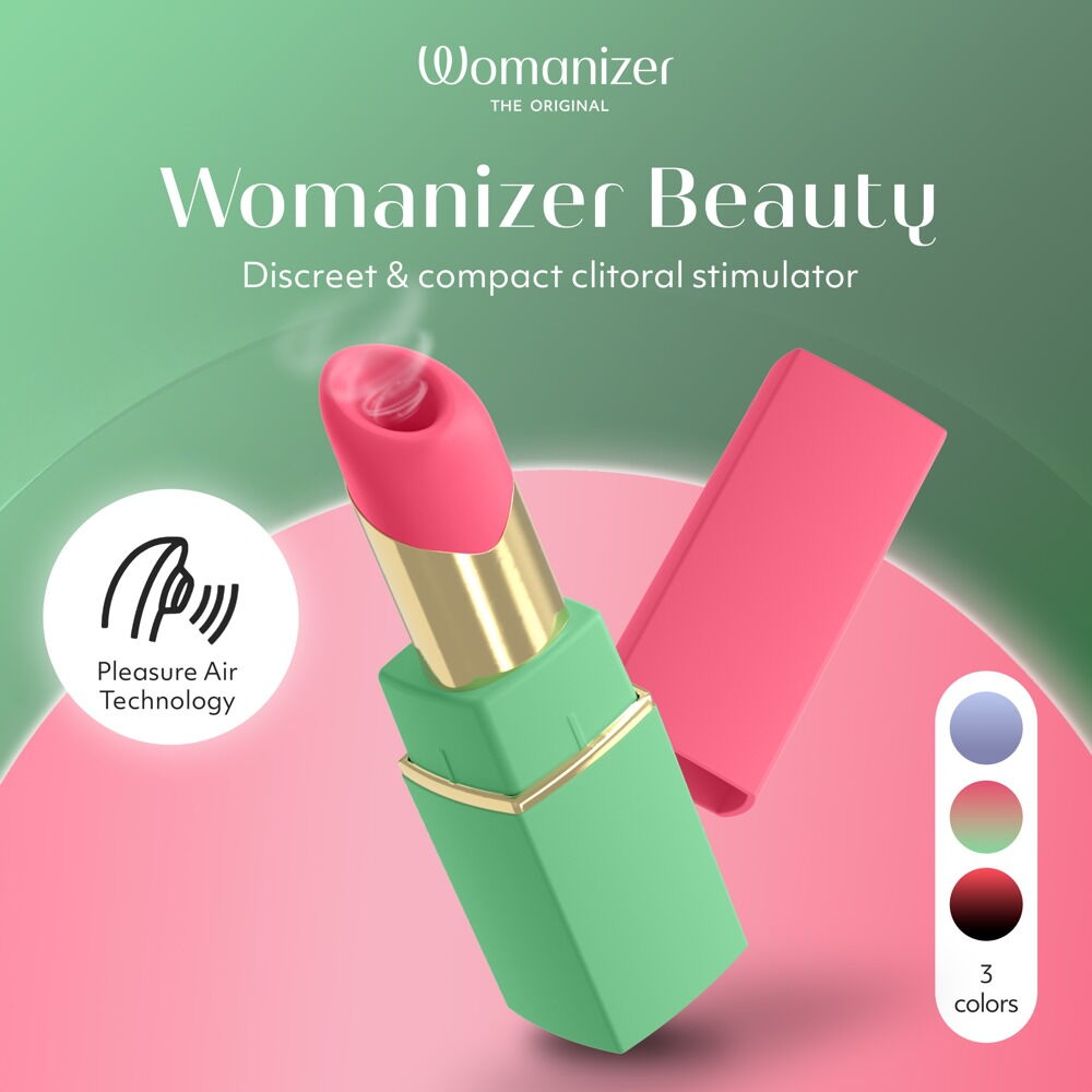 Pulsator "Womanizer Beauty" i læbestift-design