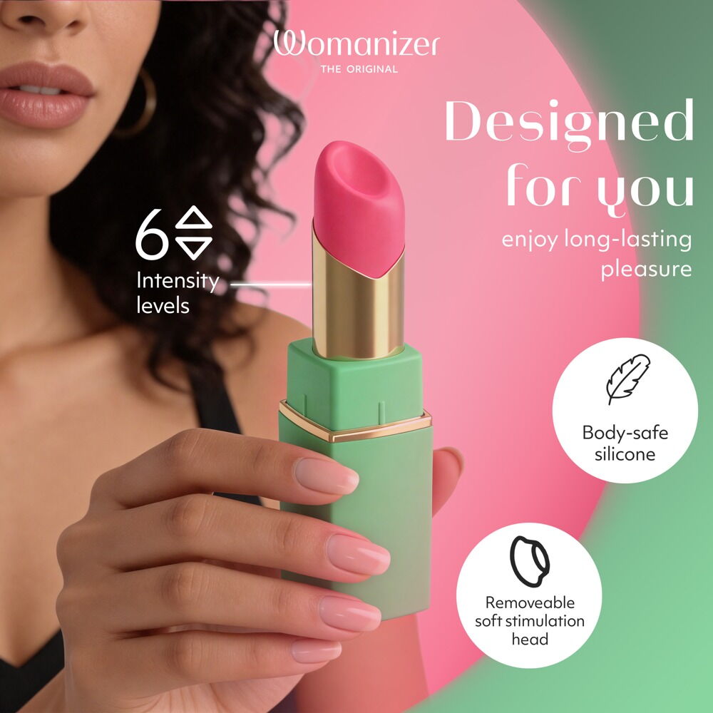 Pulsator "Womanizer Beauty" i læbestift-design