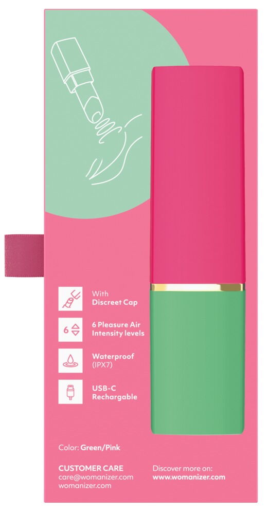 Pulsator "Womanizer Beauty" i læbestift-design