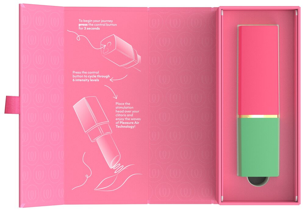 Pulsator "Womanizer Beauty" i læbestift-design