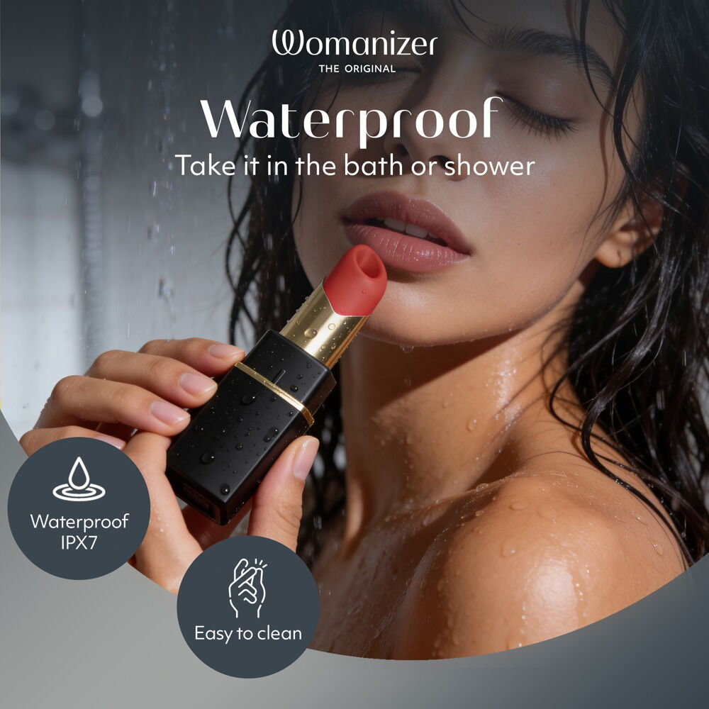 Pulsator "Womanizer Beauty" i læbestift-design