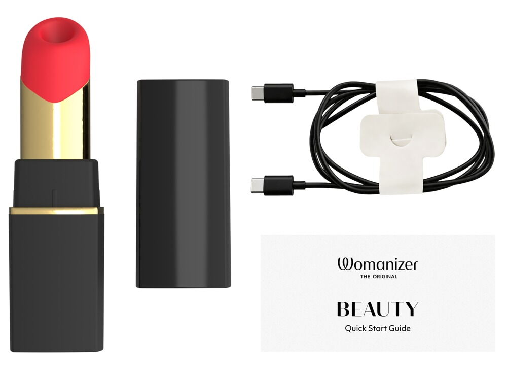 Pulsator "Womanizer Beauty" i læbestift-design