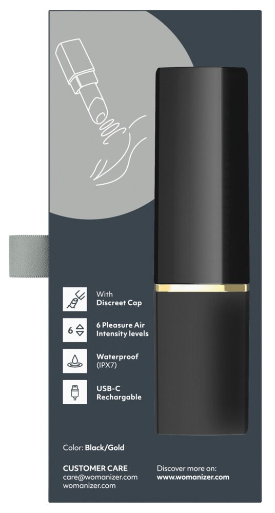 Pulsator "Womanizer Beauty" i læbestift-design