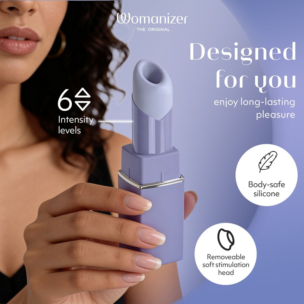 Pulsator "Womanizer Beauty" i læbestift-design