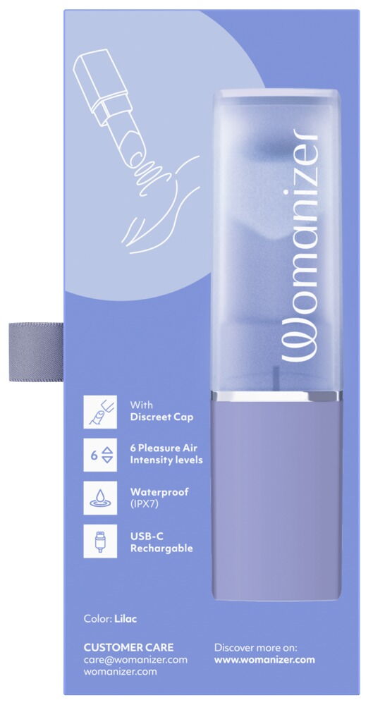 Pulsator "Womanizer Beauty" i læbestift-design