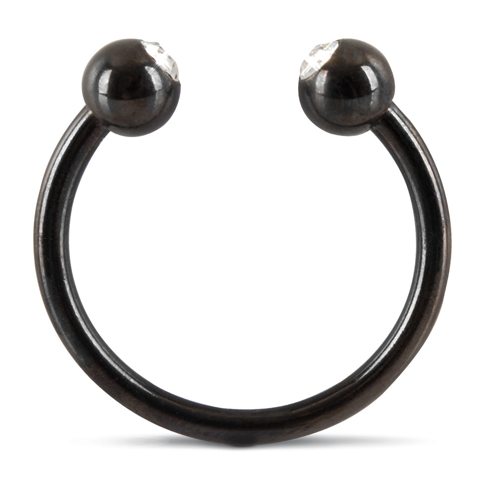 Penishovedring med to pyntekugler