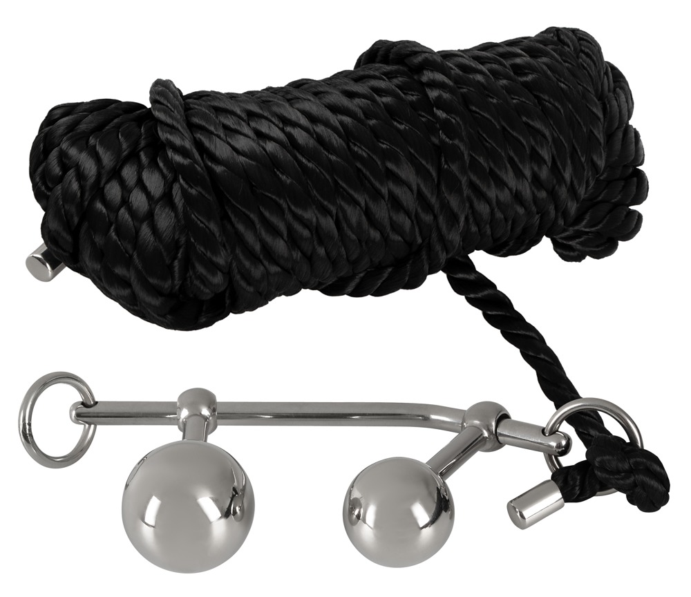 Vaginal-/analplugs Bondage Plugs med 10 m reb plus 10 meter bondagereb