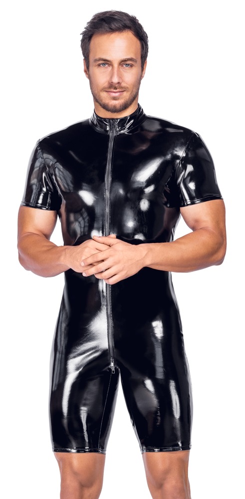 Short Vinyl Jumpsuit