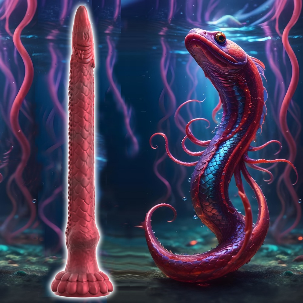 Dildo "The Enormous Eelâ mit SaugfuÃ