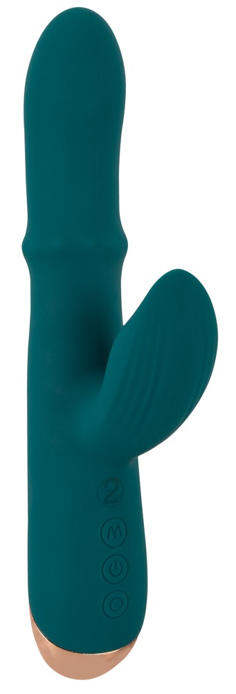 Dunkende kaninvibrator med bevægelig ring