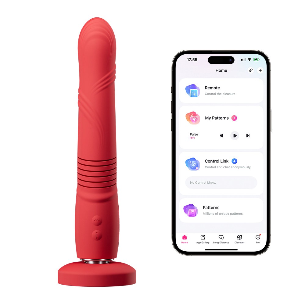Stødvibrator "Gravity" med aftagelig sugekop