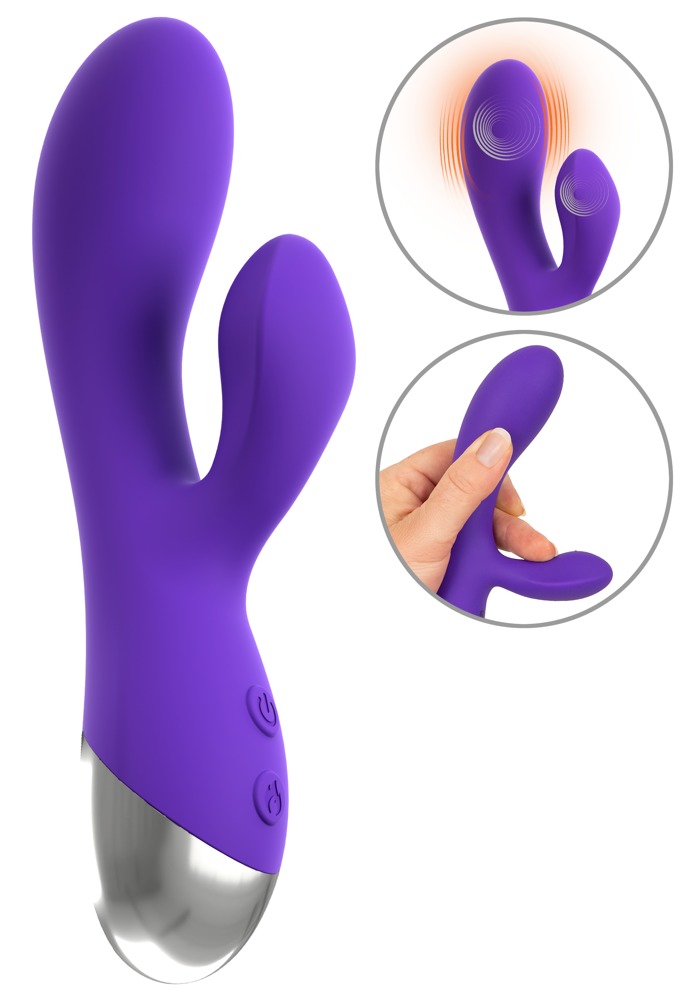 Rabbitvibrator med varmefunktion