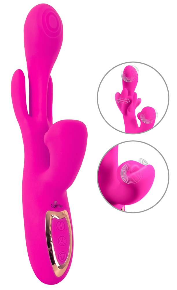 Rabbit Vibrator "Dual Swing" med bevægelige arme